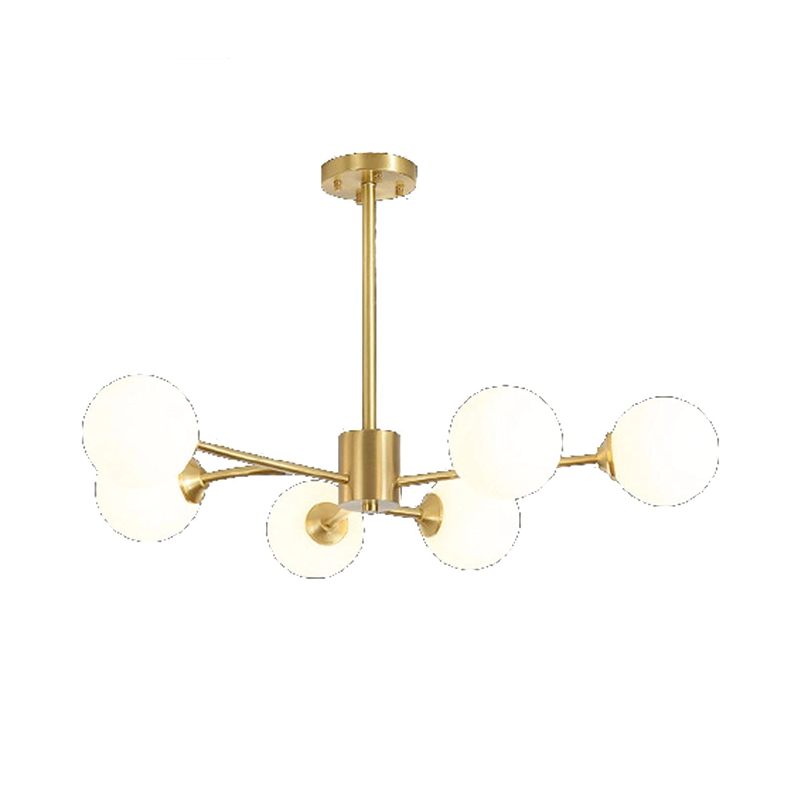 Molecular Chandelier - G9 Copper and glass 90*27*30cm