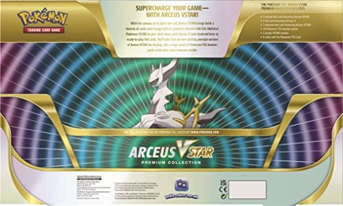 Arceus VSTAR Premium Collection - 10 Booster Packs Etched Foil Card