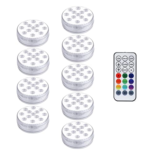 Underwater Submersible LED Lights - 13 LEDs IP68 USB Rechargeable