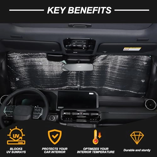 Front Windshield Sun Shade - Land Cruiser Prado 250 J250 LC250 2024|2025