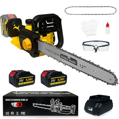 12inch Chainsaw - 21V 4.0AH 39.7 ft/sec