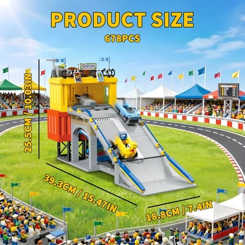 City Street Ramp Racing Building Set - 678 pcs