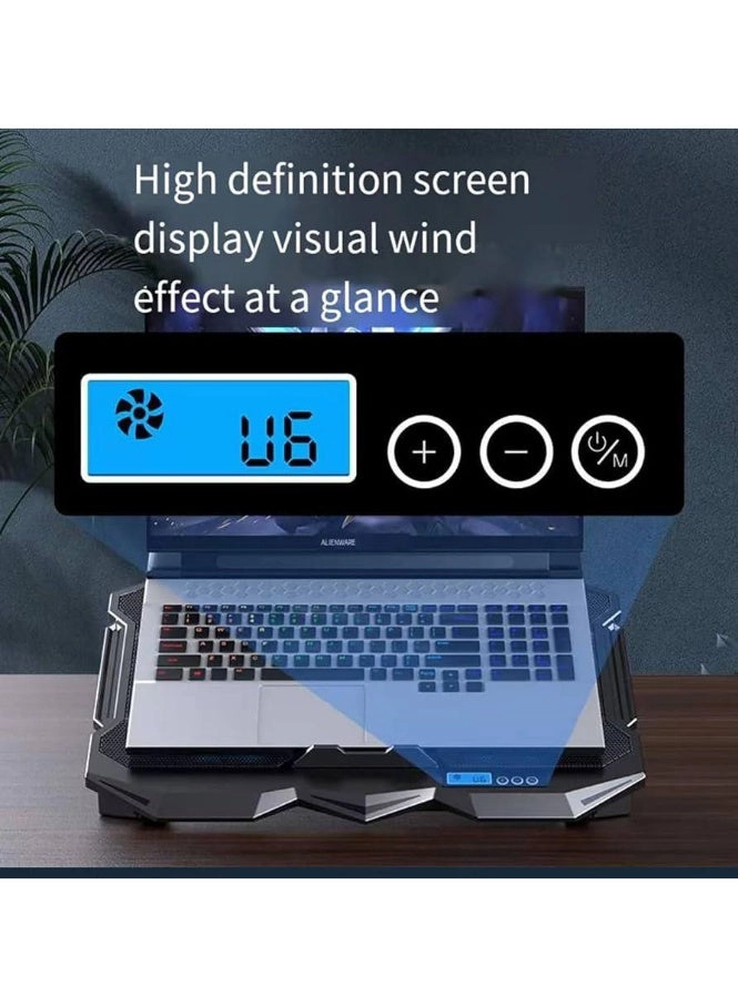 ICE-04 PLUS - 4 Blue LED Fans 15.6 Inch