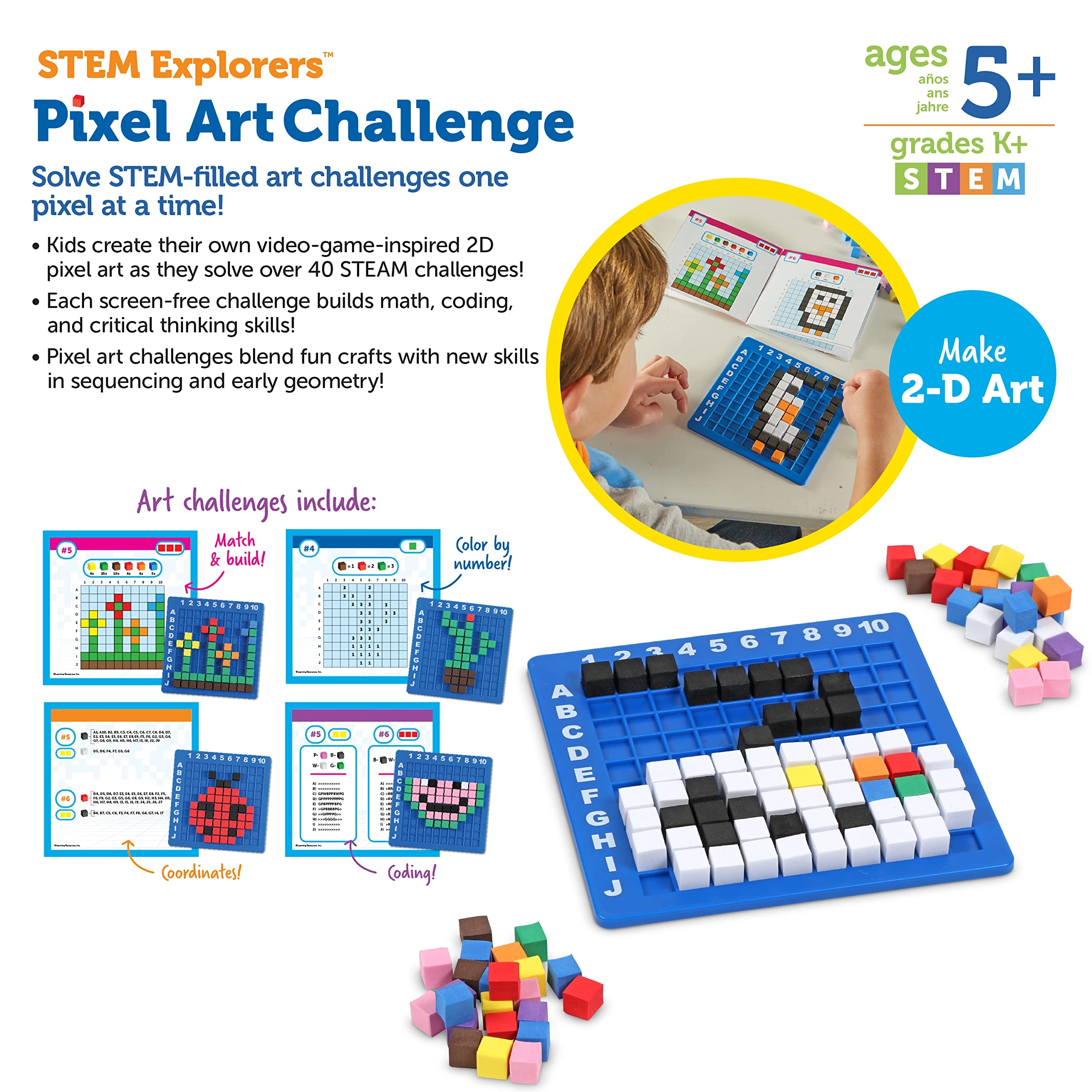 Pixel Art Challenge - 5+ 400 pieces