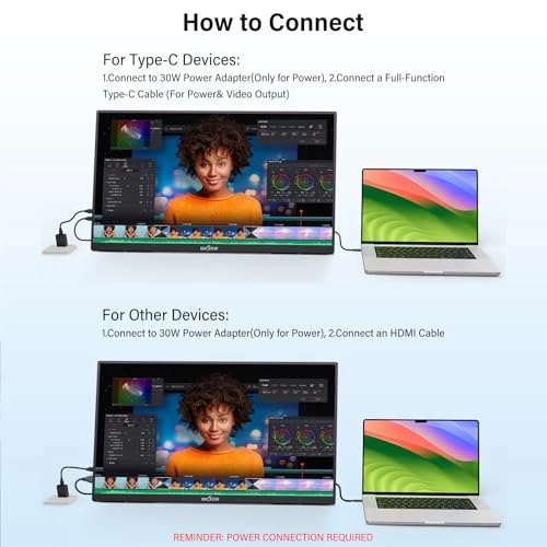 Portable Monitor - 23.8" FHD 144Hz 24 Inches 1920*1080