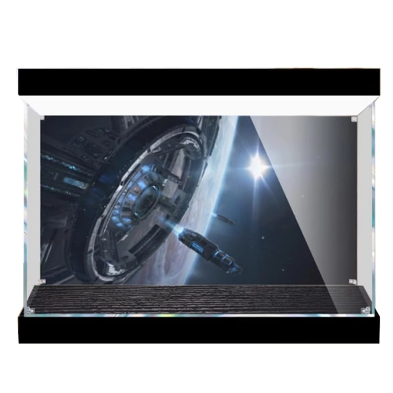 HCAEIOFJ Acrylic Display Case for LEGO Tantive IV 75376