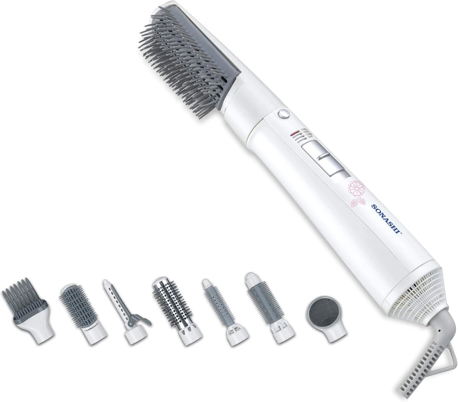 FITTO 7-in-1 Hair Styler - Multi-Functional Adjustable Heat Settings