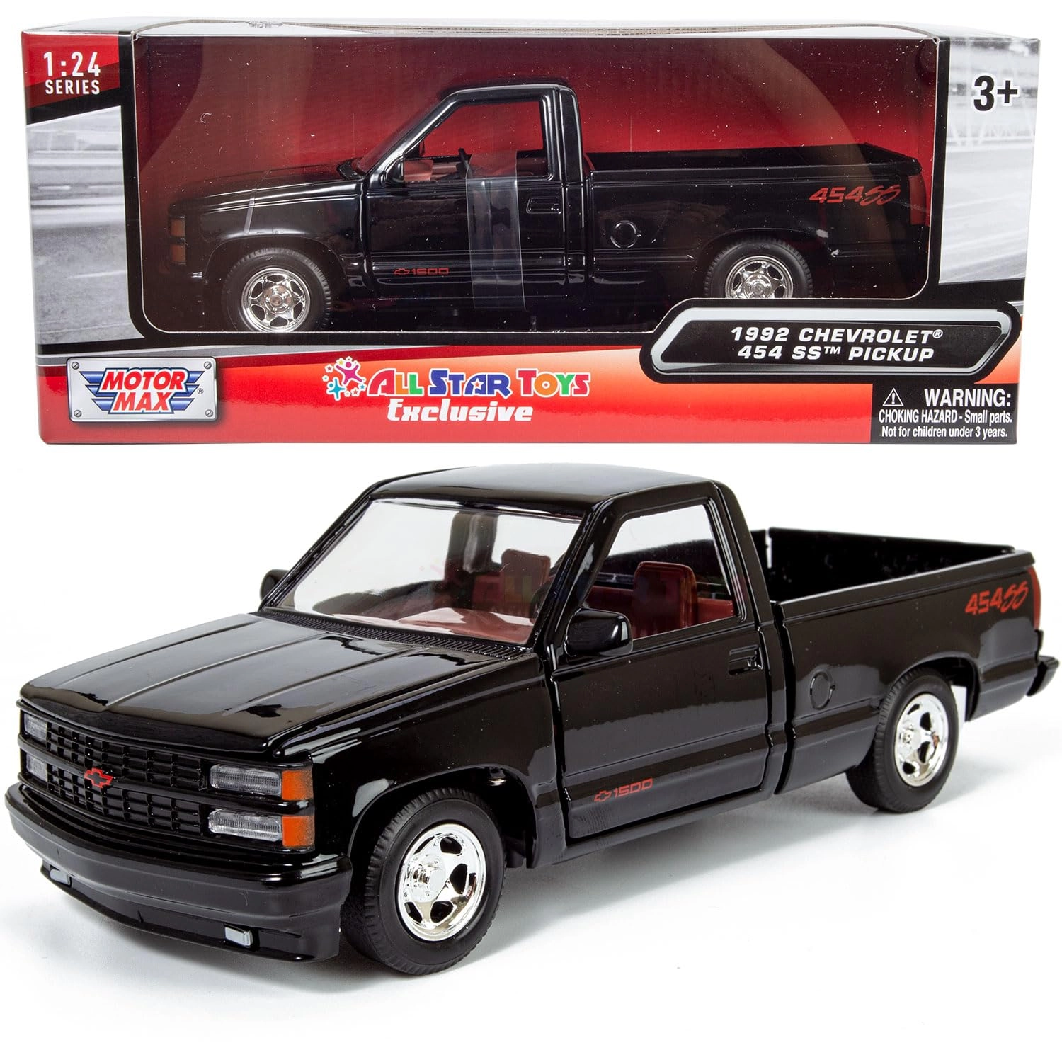 all star toys 1992 Chevy 454SS Pickup Truck - 1:24
