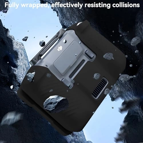 RC Pro 2 Silicone Protective Cover - 2-in-1 Screen Protector Black