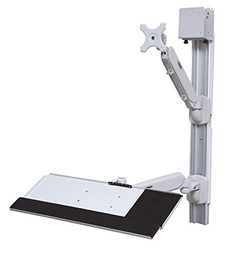 Wall Mounted Gas Spring Workstation - 75x75mm 100x100mm