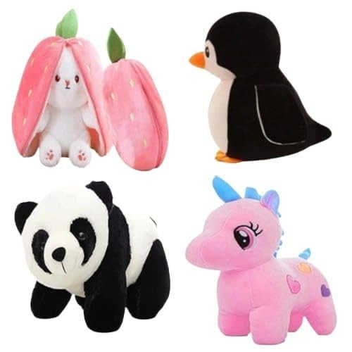 future shop Bunny 20 cm + Penguine 20 cm + Panda 20 cm + Unicorn 20 cm