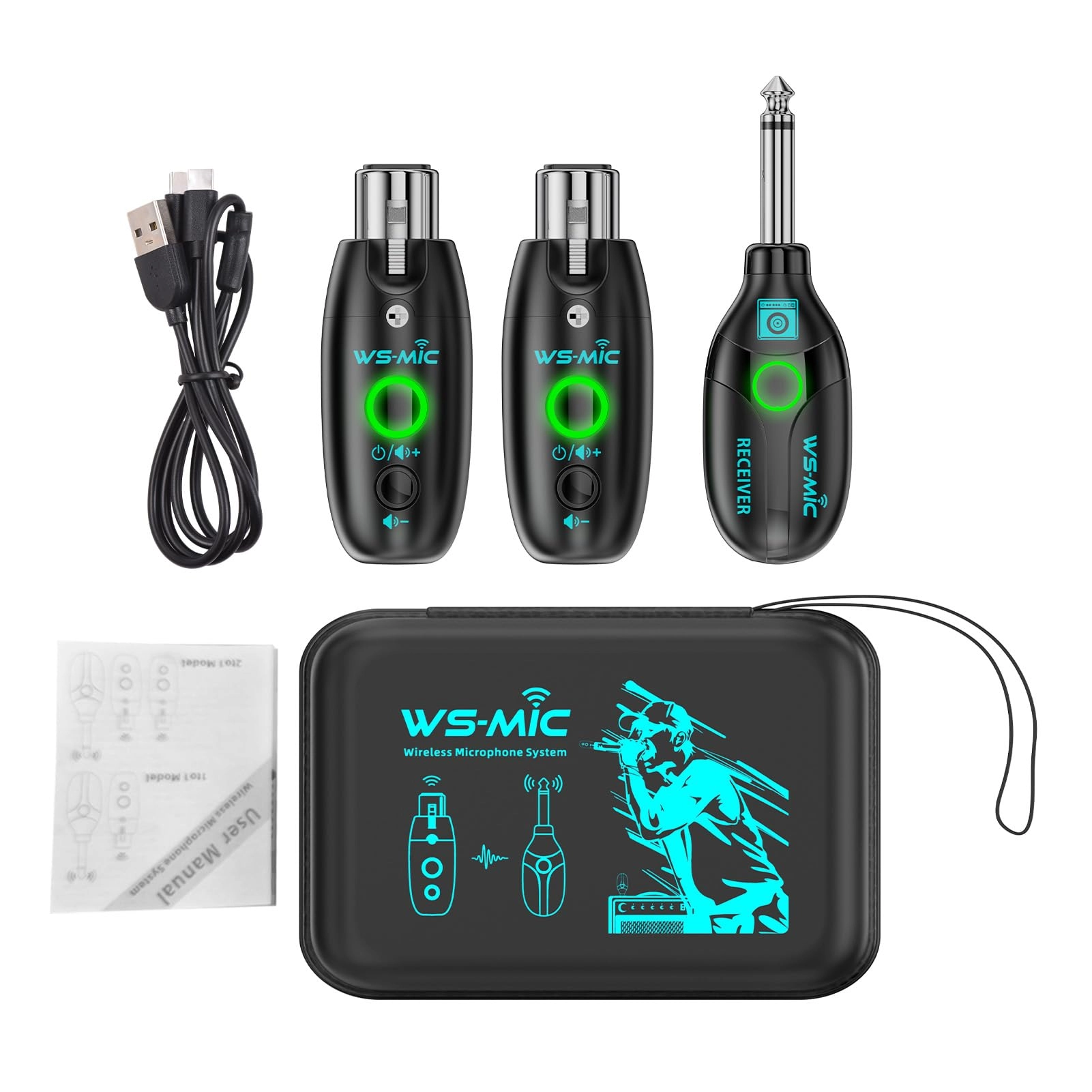 PU648B - 1 Receiver 2 Transmitters 2.4G-2.4835GHZ