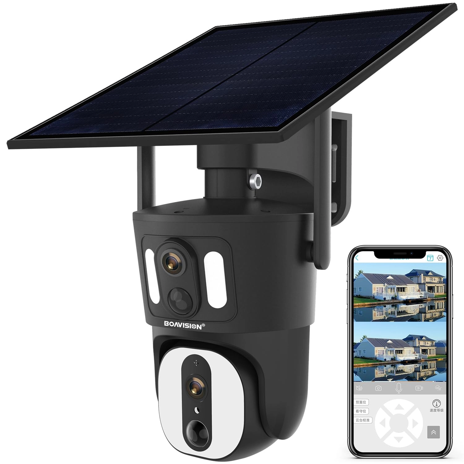 BOAVISION 4G LTE Cellular Security Camera 1080P