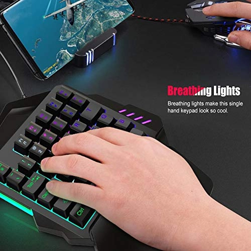 Single Hand Gaming Keyboard - Wired