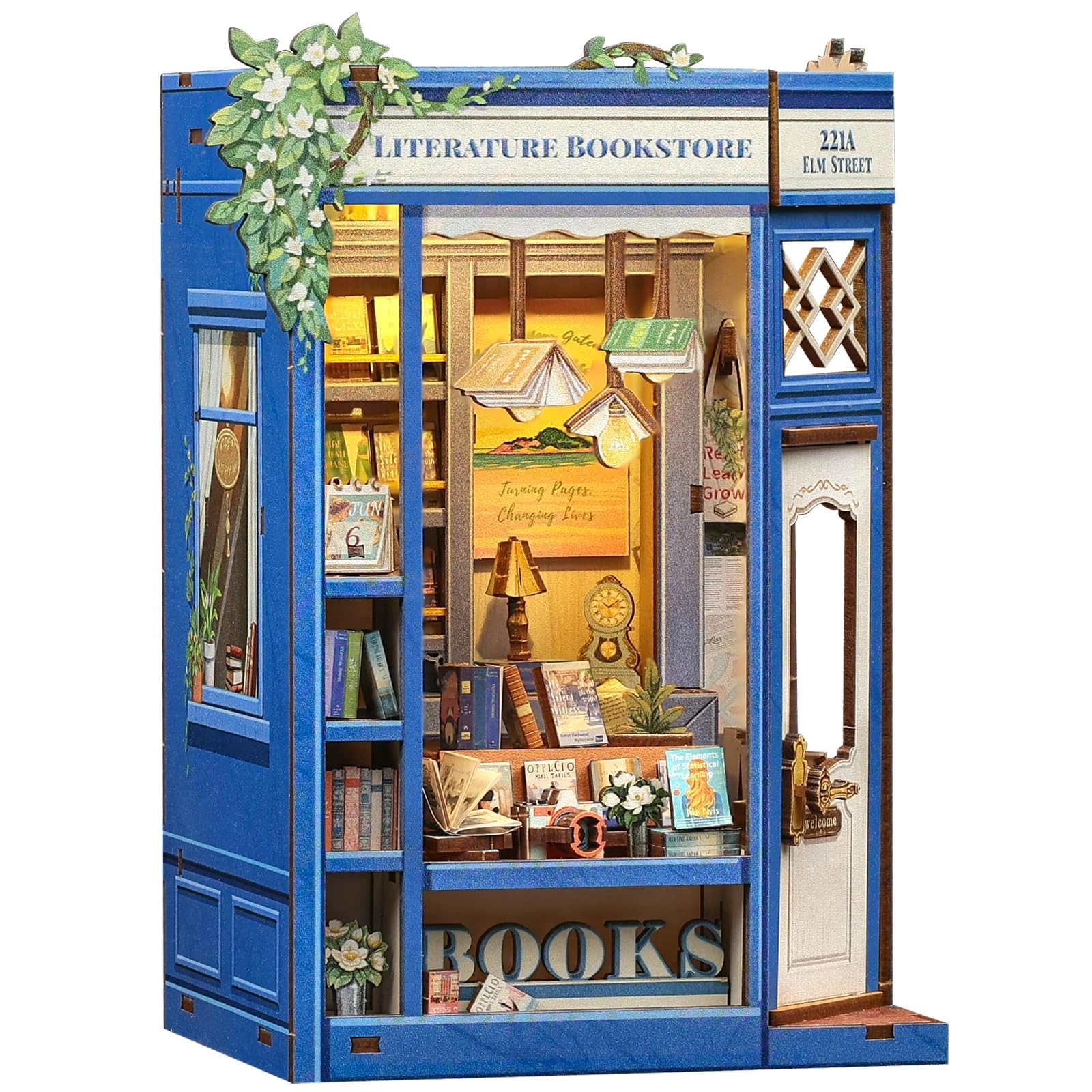 CuteBee Book Nook Kit - Muse Bookstore 1:12 Scale