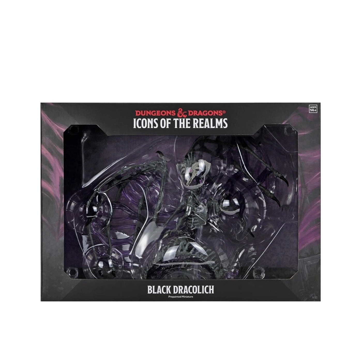 Black Dracolich - DD Icons of The Realms - 100mm (10 cm)