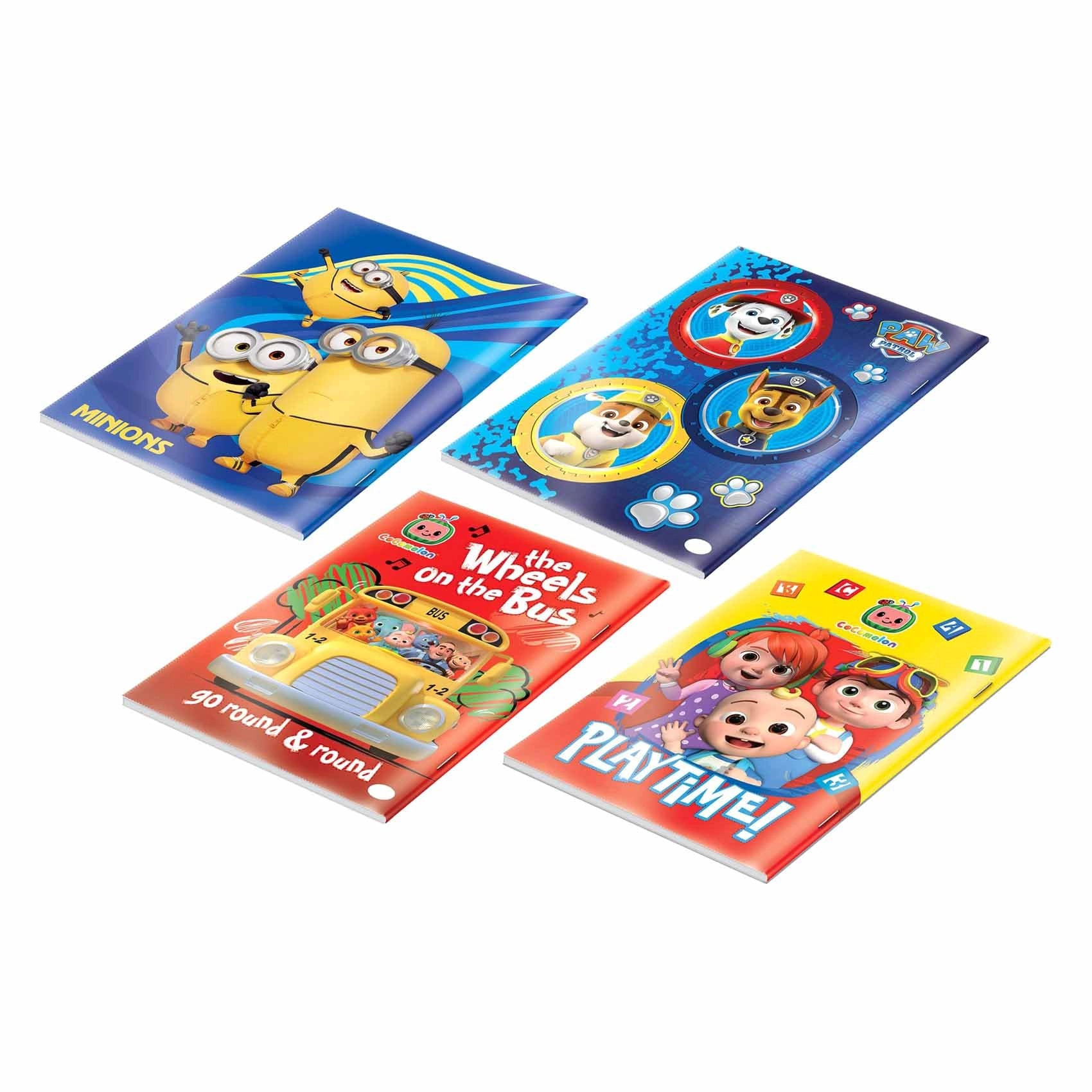 Carrefour Cartoon Themed Arabic Notebook Softcover - 100 Sheets Bundle
