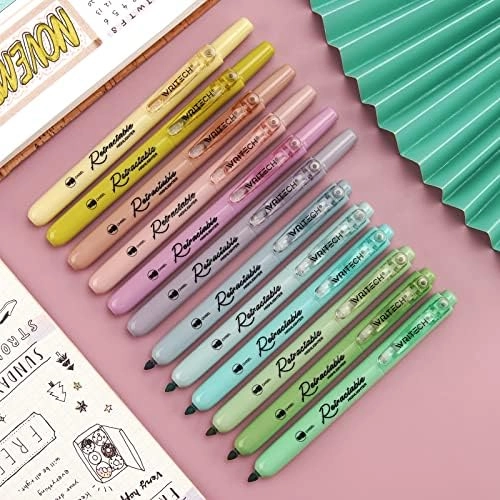 writech Retractable Highlighters - 12ct Assorted Colors