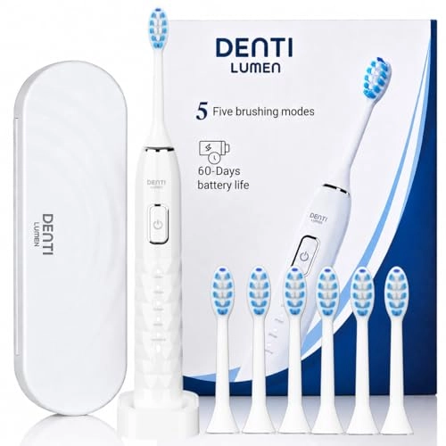 Sonic Electric Toothbrush - 38,000 VPM 5 Brushing Modes White