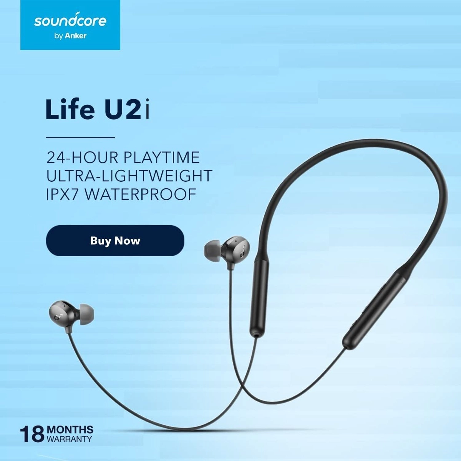 Soundcore Life U2i Wireless Headphone