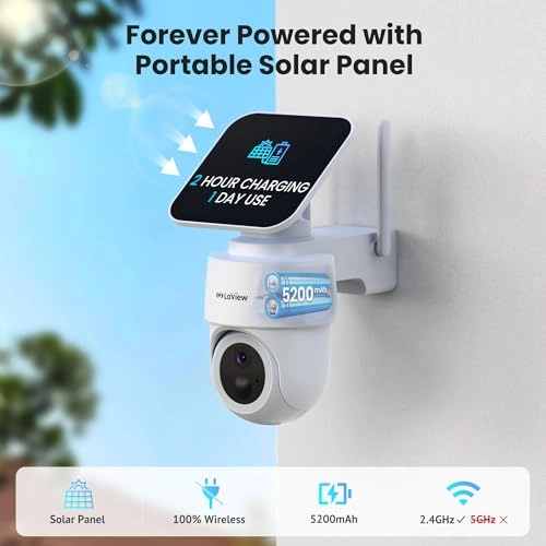 Solar Security Camera 2K Pack
