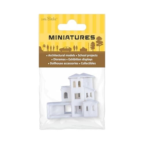 Itsy Bitsy Miniature Villa - 3 Floors White