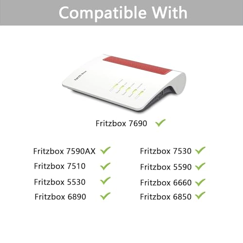 Wall Mount for Fritz!Box - 7690 5590 7530 7590AX 7510 5530 6660 6890 6850