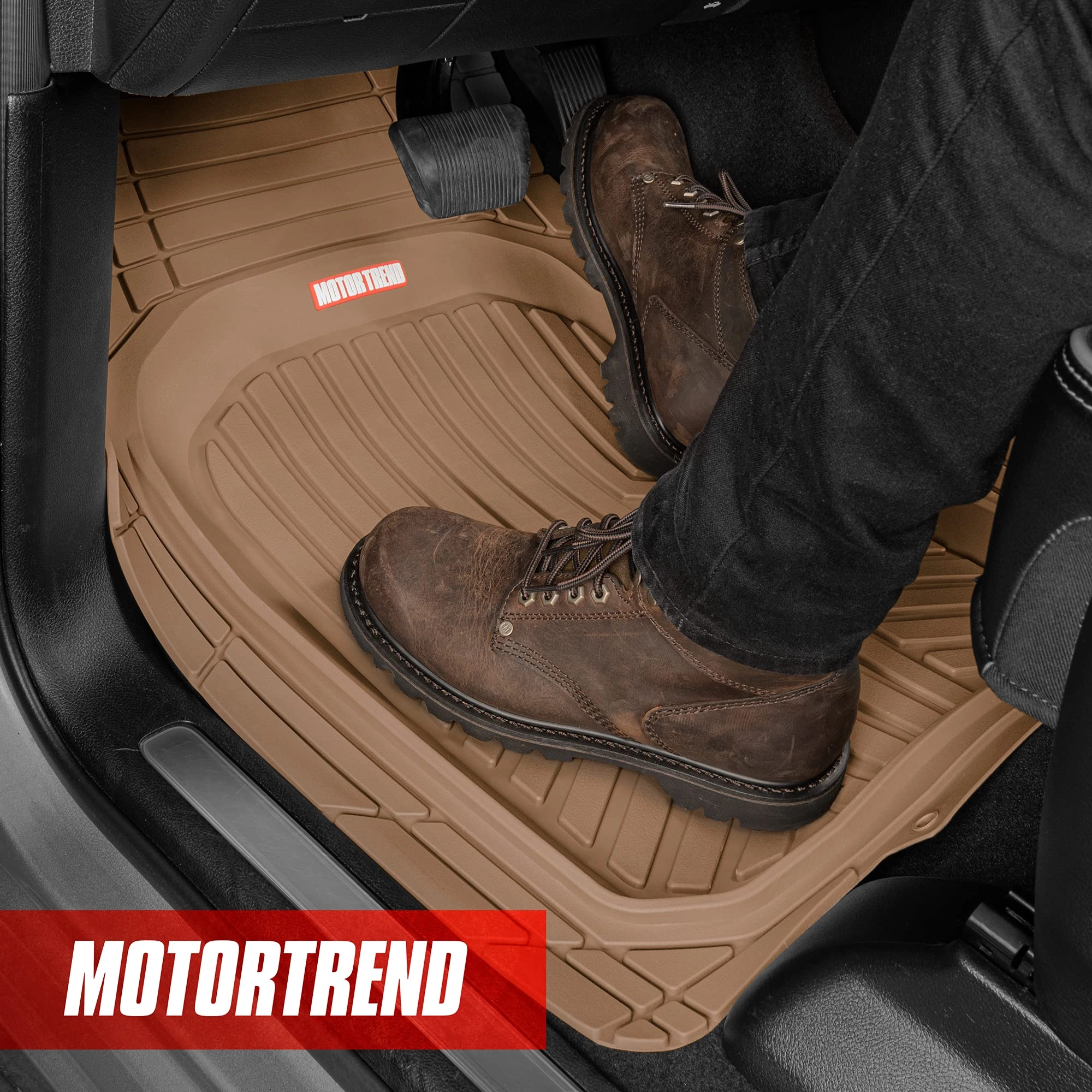 FlexToughXL Floor Mats - Gray All-Weather Heavy Duty