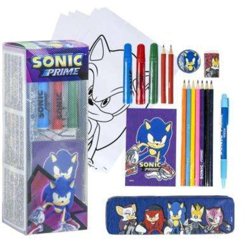 Cerdá Colorable Stationery - Sonic Prime - 16 Pc