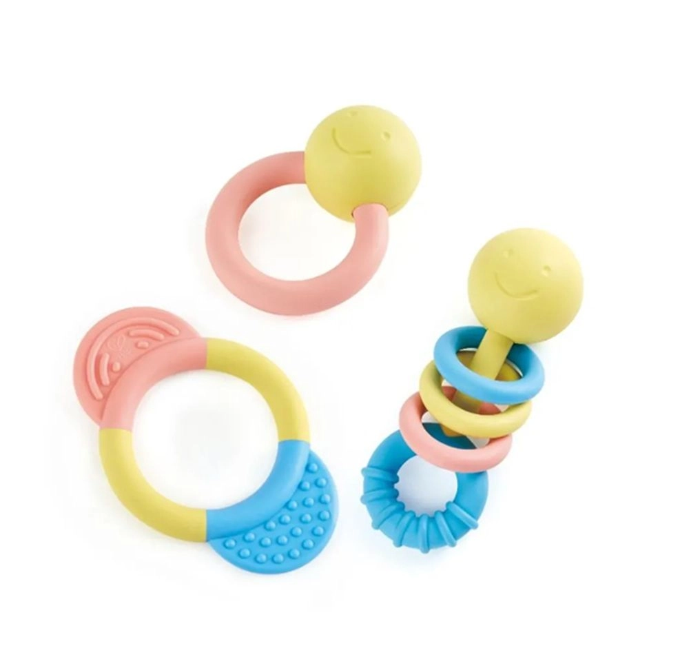 Rattling Rings Teether - rice-based material