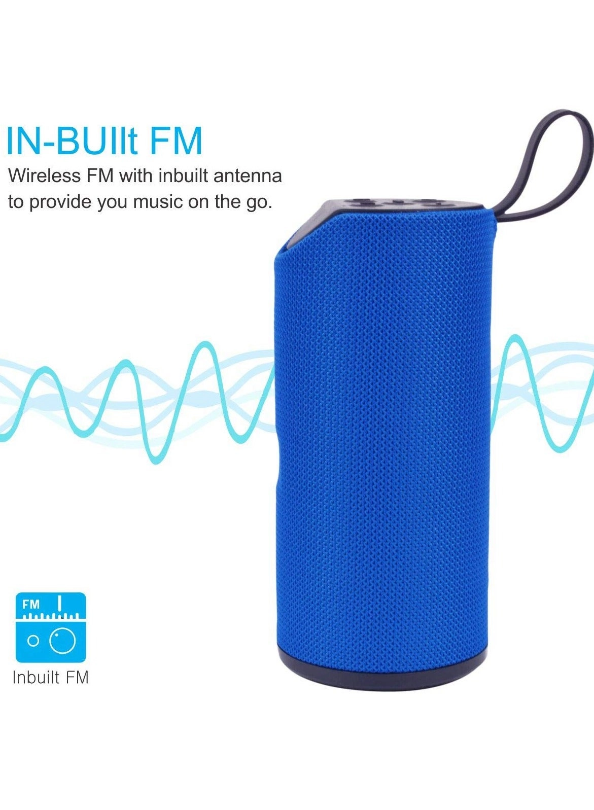 Portable Bluetooth Speaker - FM Radio