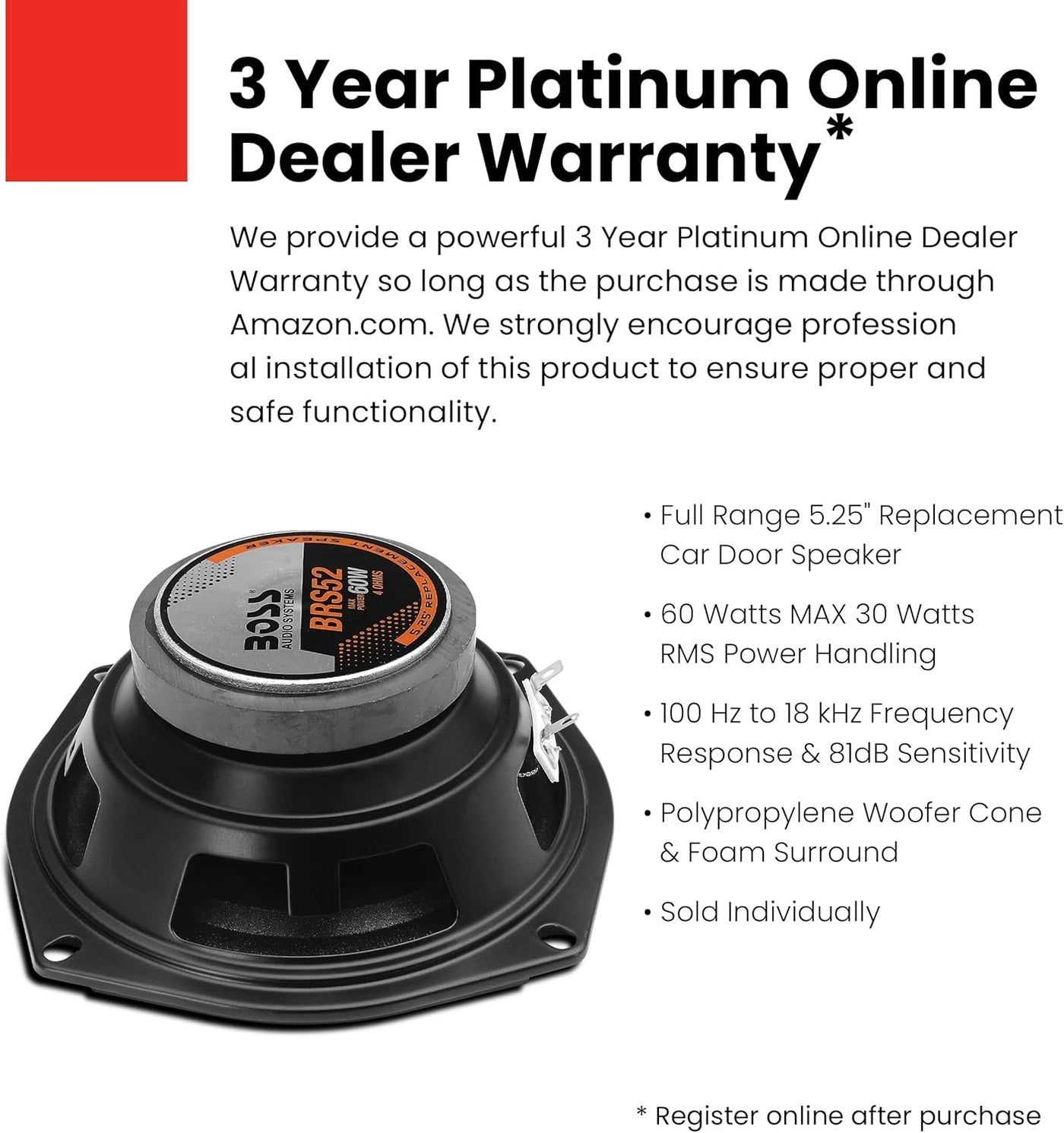 BRS52 - 5.25 in full-range