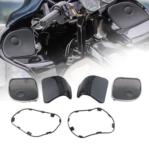 Front Speaker Grill Cover + Glove Box Door Cover - Harley Road Glide 2015-2023