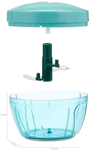 Vegetable Chopper & Cutter - 450 ml 3 Blades