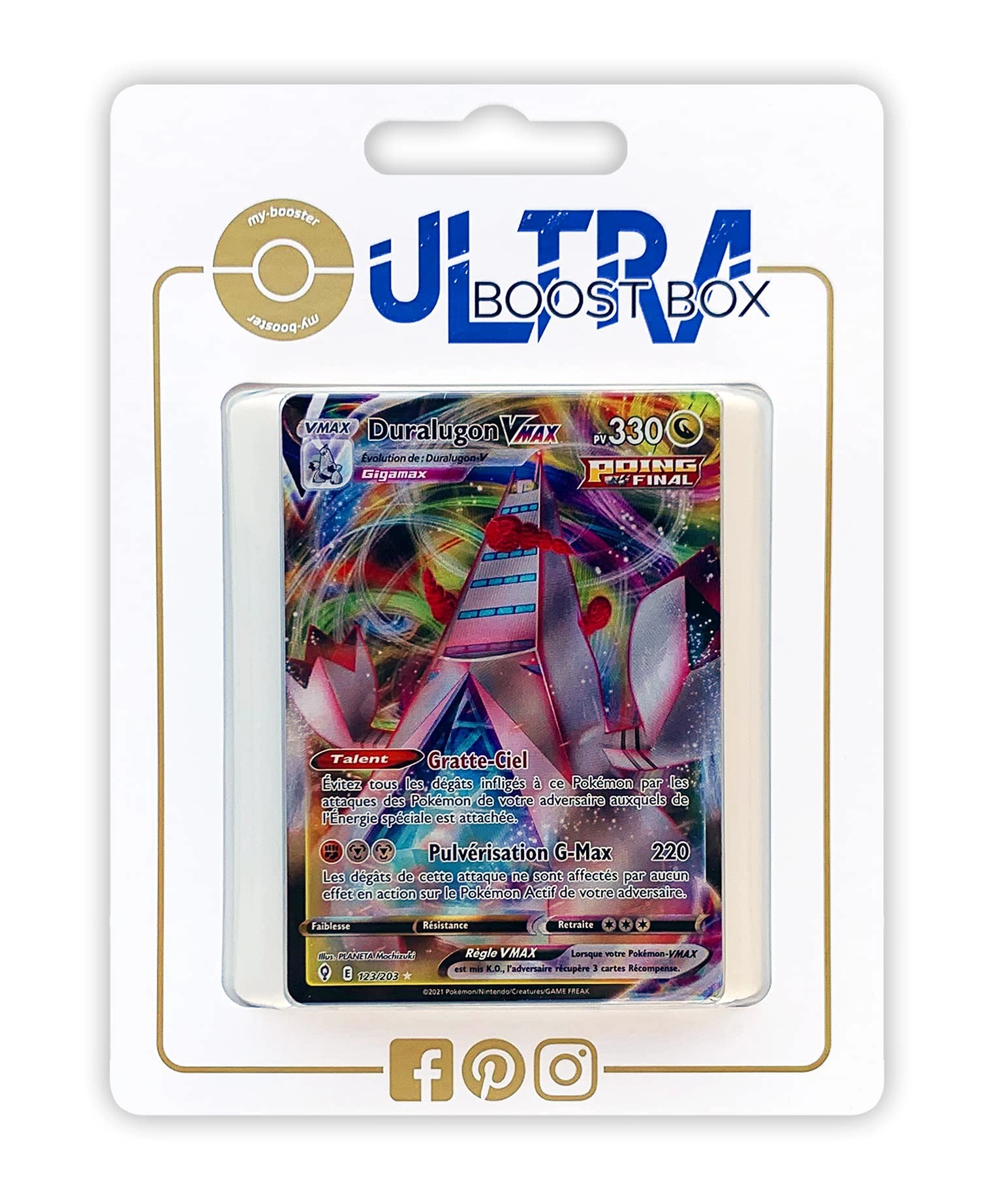 my-booster Pokémon Ultraboost SWSH07-FR-UB-123 - French 10pcs