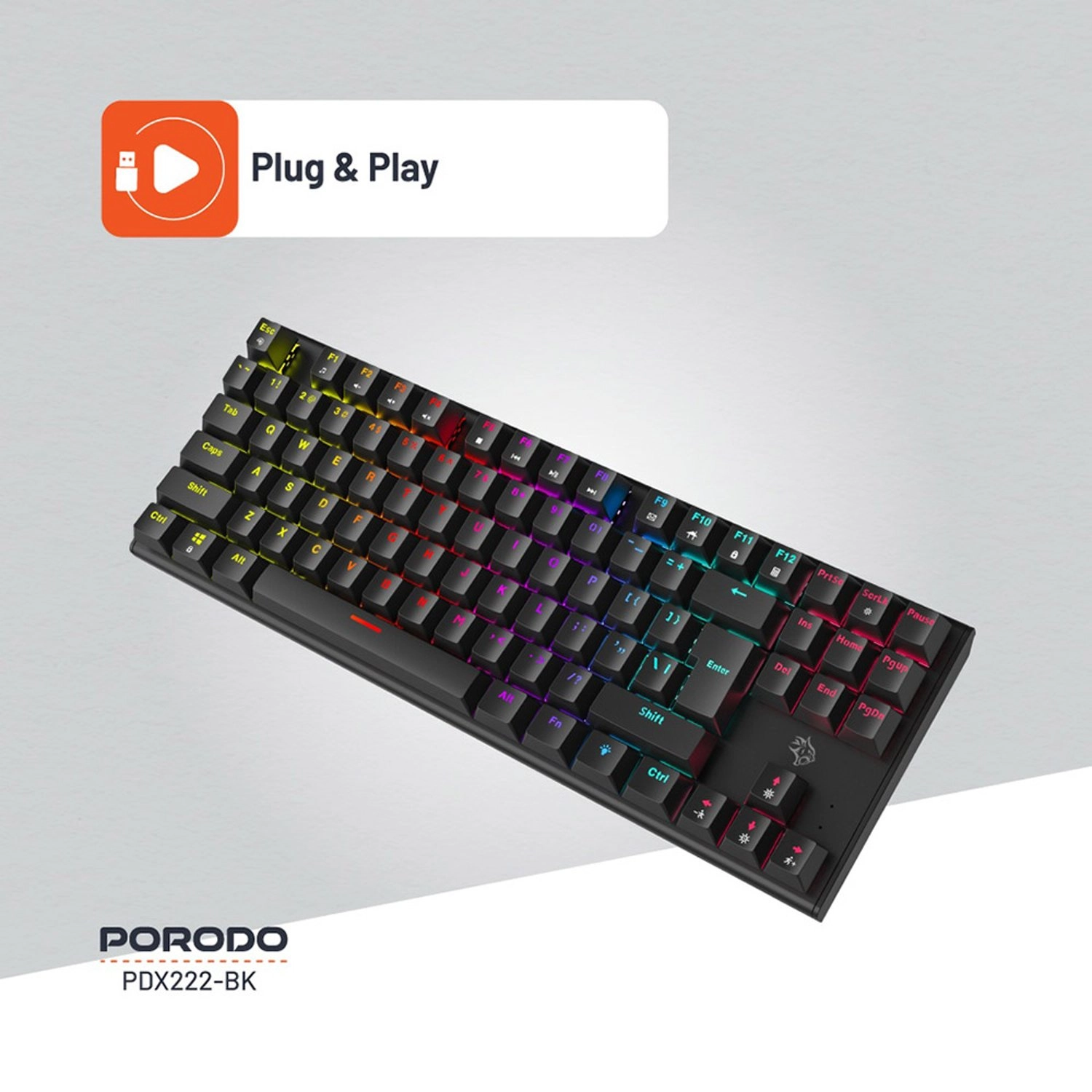 61 Keys Pudding Mechanical Keyboard - EN/AR Wired