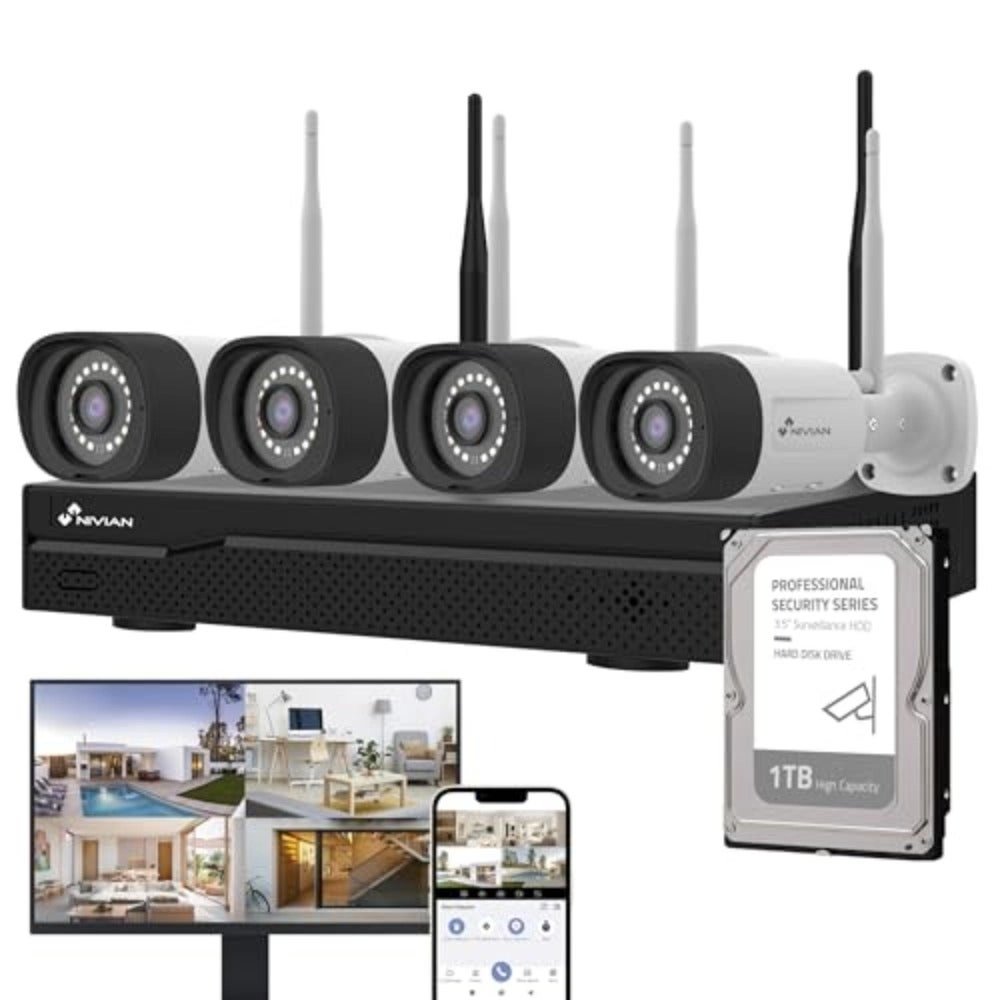 Generic WiFi Camera + Recorder - 4 10CH 3MP
