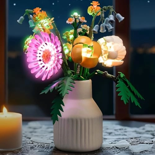Brickshining LED Lighting Kit Compatible with Lego Sunny Bouquet Flower (10347)