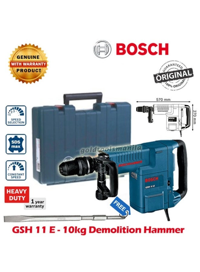 GSH11E - Demolition Hammer SDS Max