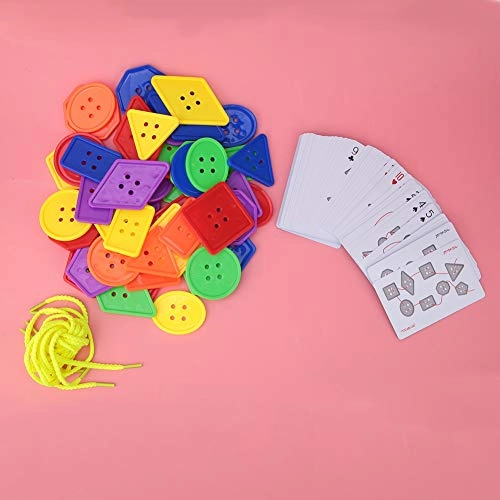 Baby Plastic Button Threading Intelligent Game - Above 3 Years Old