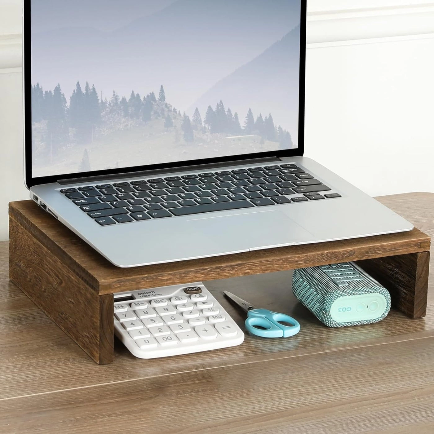 streema arts Store 142 in Solid Wood Monitor Stand Riser