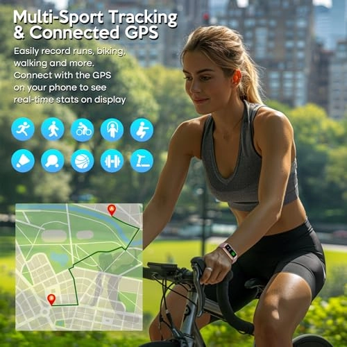 Fitness Activity Tracker - IP67 Blood Pressure Monitor Heart Rate Monitor