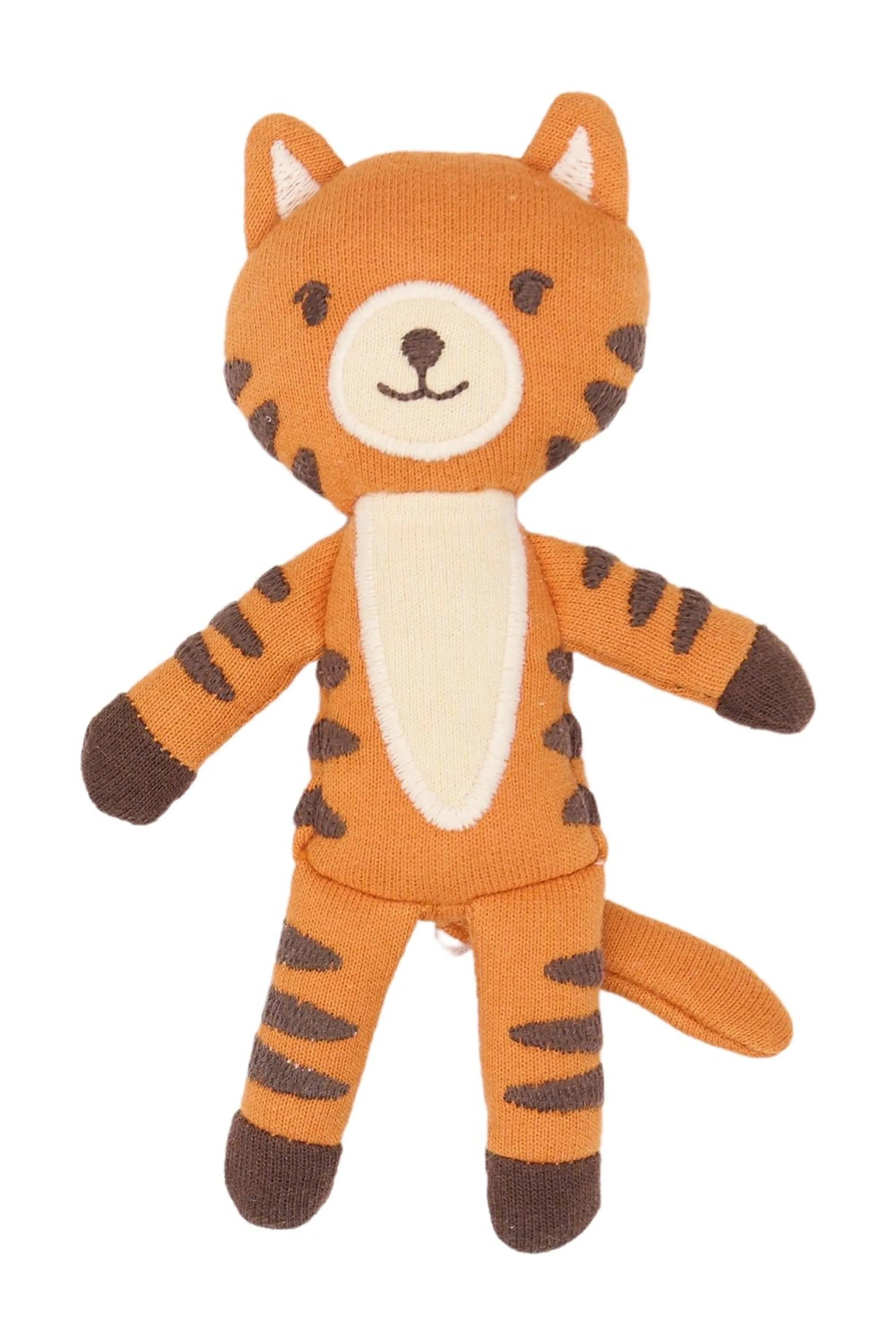 Fabelab Tiger Plush Toy - 15 cm Organic Cotton