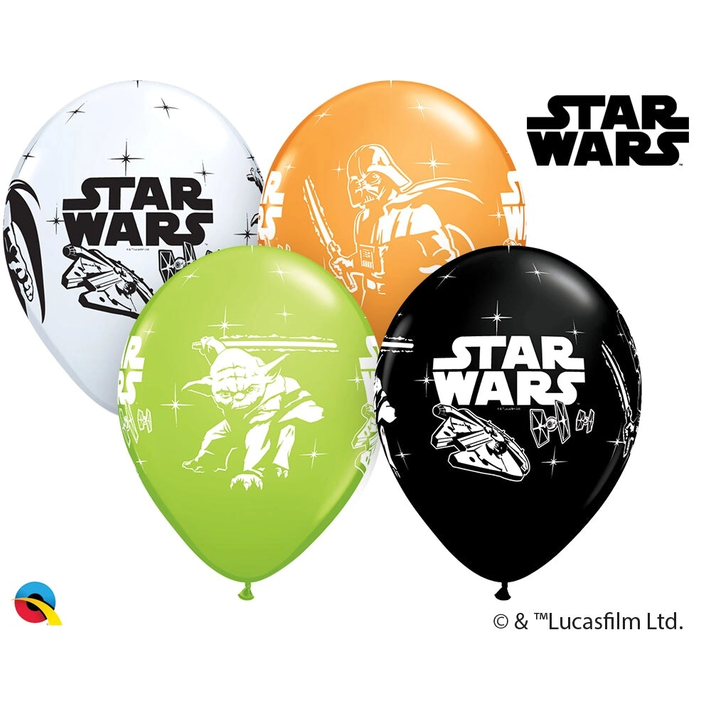 Party Zone Star Wars Printed Balloons - 6-Pieces