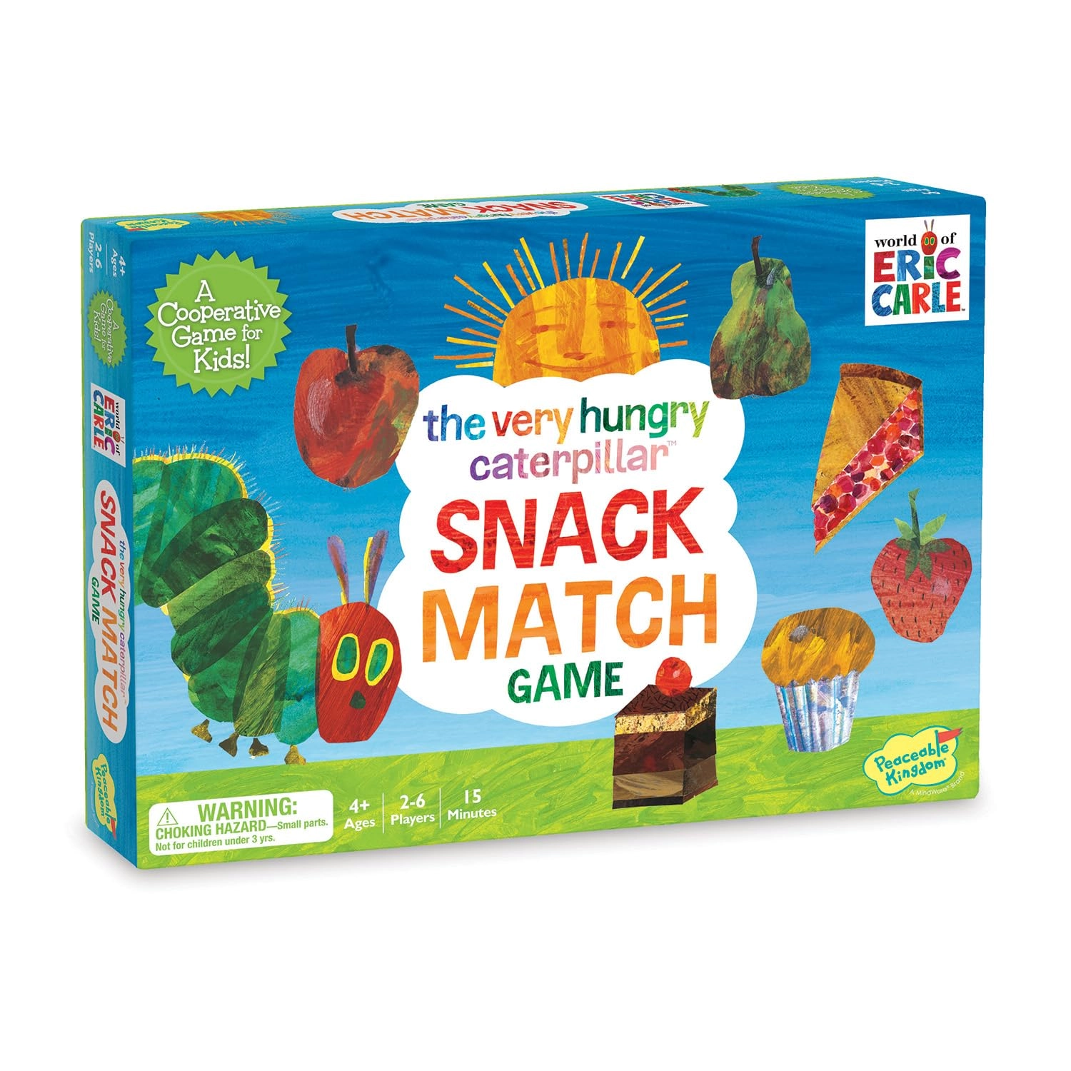 Peaceable Kingdom The Very Hungry Caterpillar Snack Match - Ages 4 and up