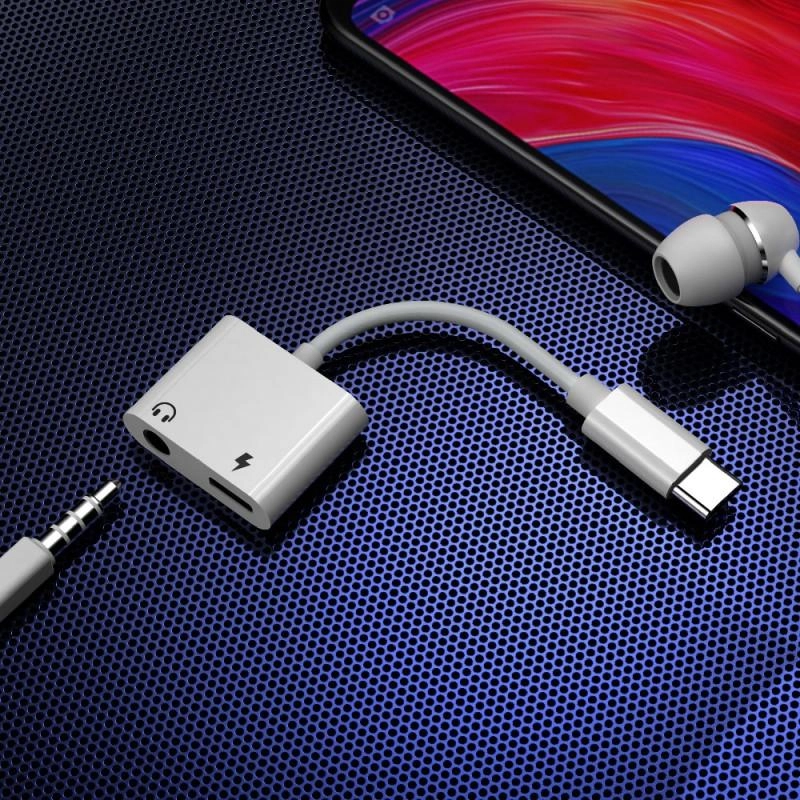 TR-CA627 - Type C to 3.5 mm Audio White