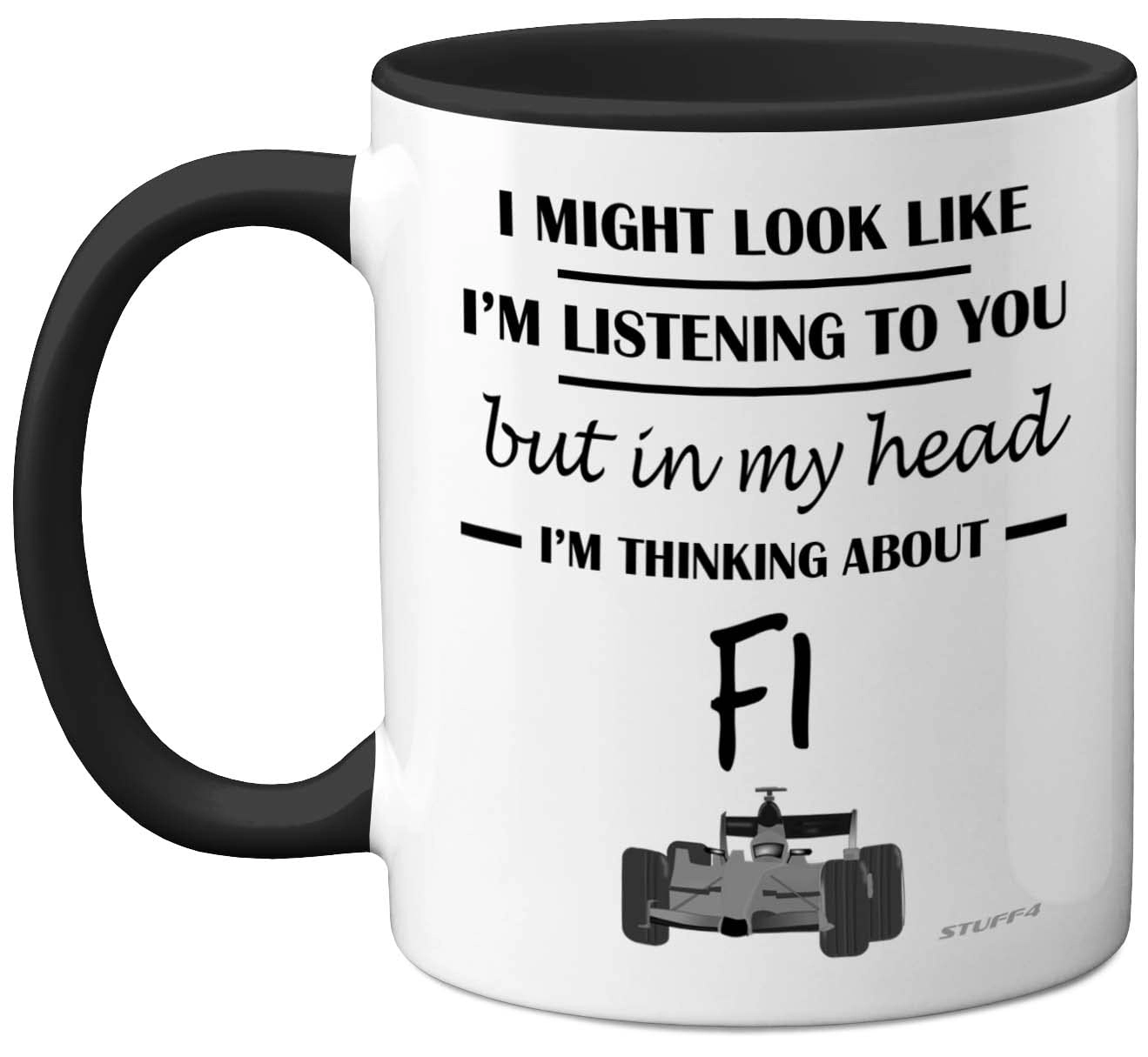 STUFF4 in My Head I'm Thinking About F1 Mug - 1 pcs