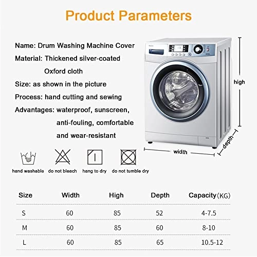 Washing Machine Cover - Fits most standard washing machines