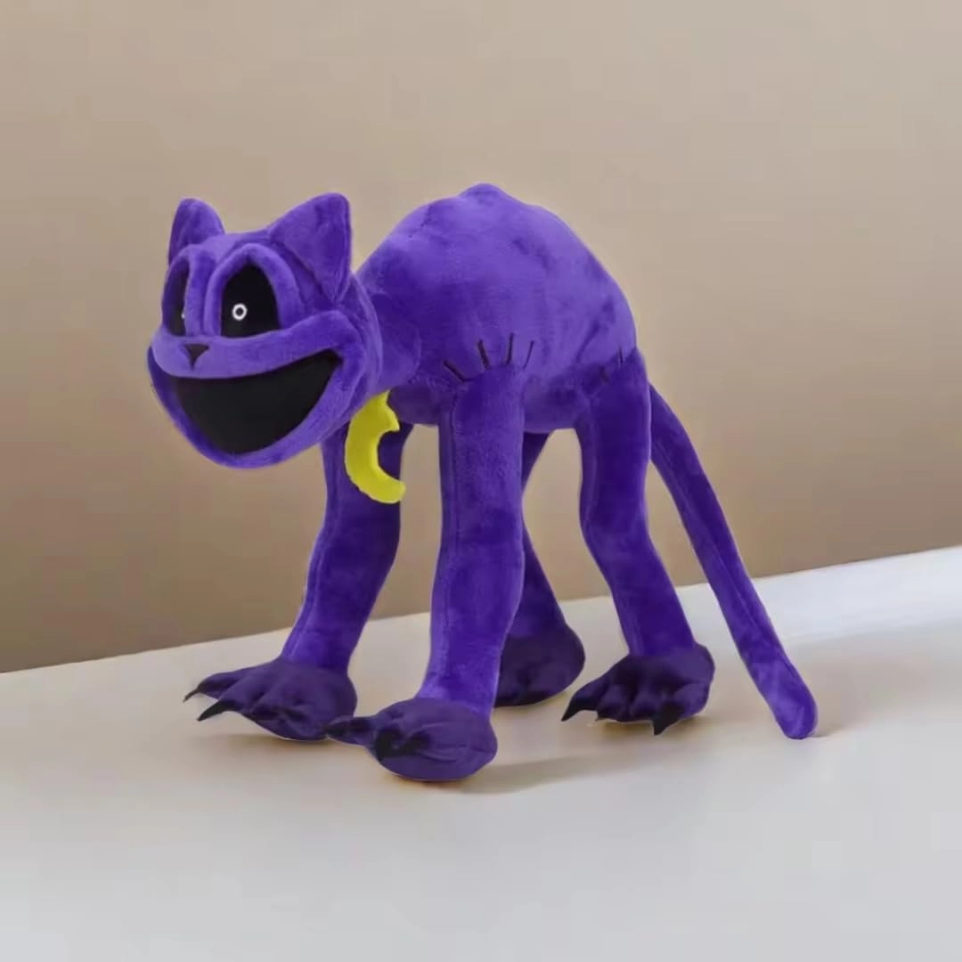 Purple Big Smile Dog 60 cm Plush