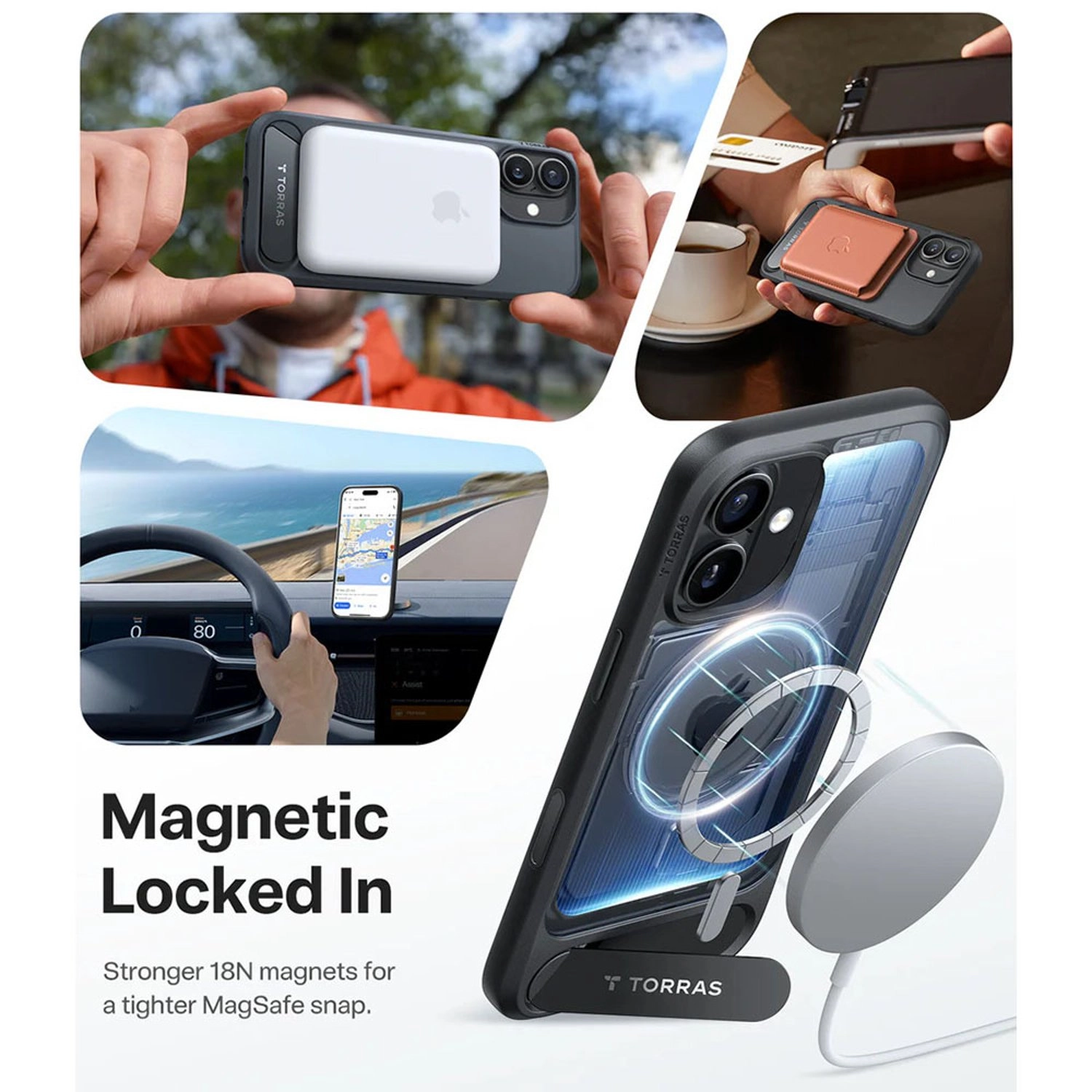 Pstand Series Case with MagSafe for iPhone 17